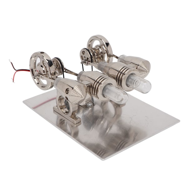 4-cylindret Stirling-motormodel-sæt, delikat og nemt at samle Stirling-videnskabelig fysisk model til lærere