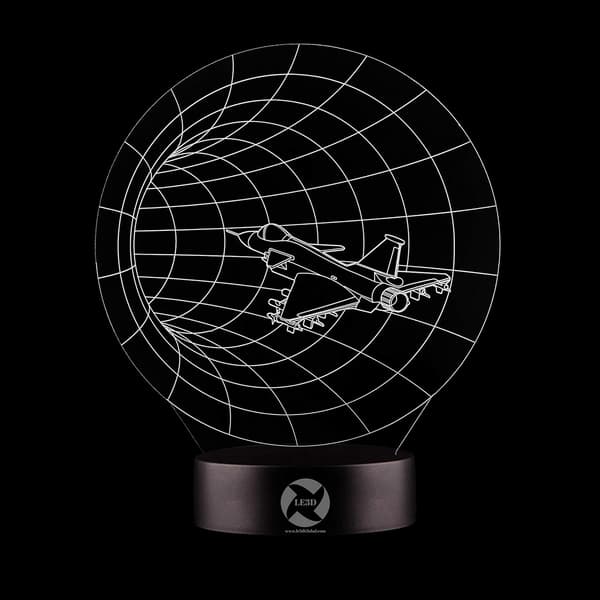 3D Optisk Illusions Natlampe - 7 LED Farveskiftende Lampe
