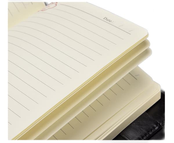 A5 Rejse Notesbog med Kombinationslås Adgangskode Agenda Di