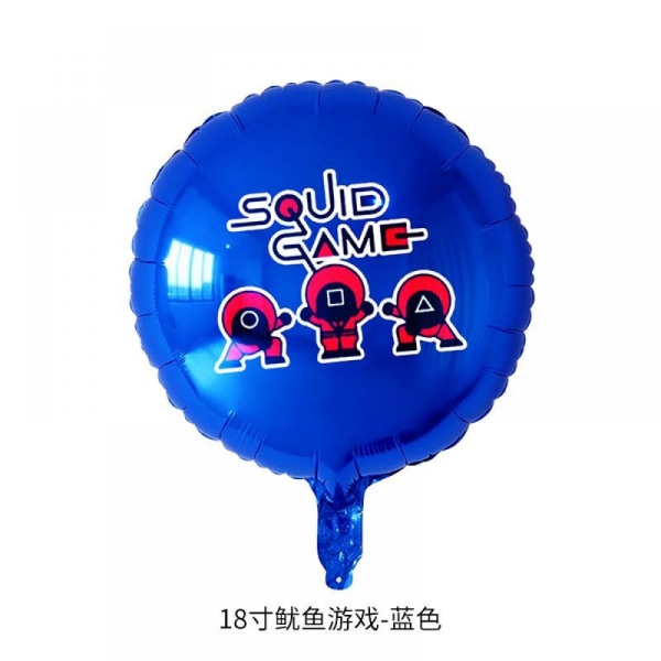 Squid Game Ballong 5 PACK Röd Manager Tema Packag
