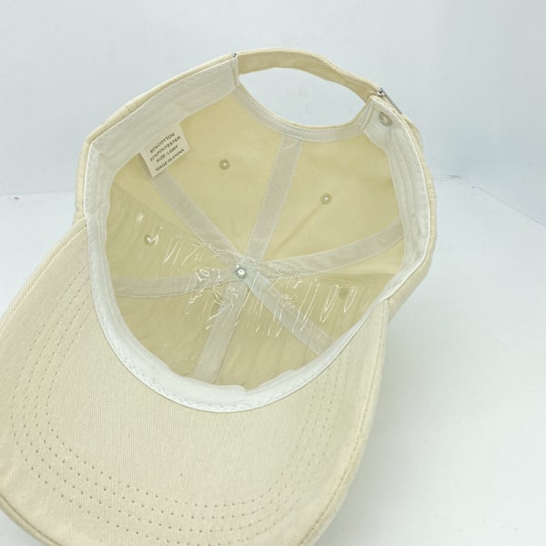 Hatt Dam Enkla Bokstäver Broderi Casual All-Match Baseba White