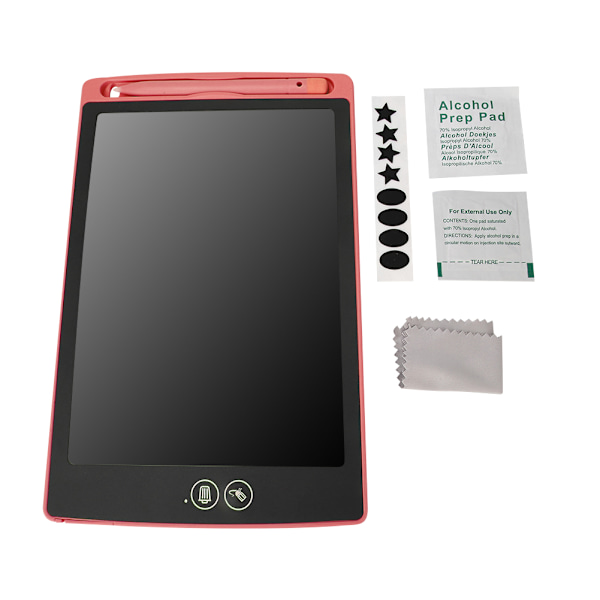 LCD-skrivetavle Elektronisk skrive- og tegnetavle (15*23cm Rosa)