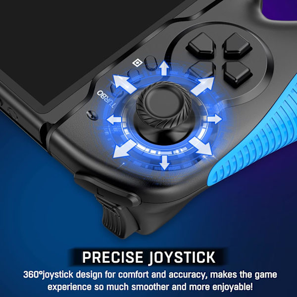Vaihda ohjaimet, One Piece Joy Pad -vaihto Switch Pro -ohjaimelle, kaukosäädin, joka sopii suurille käsipelaajille säädettävällä TURBO-toiminnolla Type B