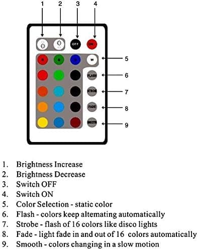 3D LED Illusjonslampe, Nattlys 16 Farger Dimbar USB-strøm