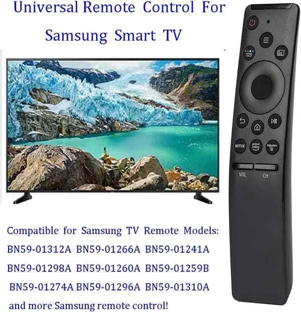 Universalfjärrkontrollersättning för Samsung Smart-TV LC