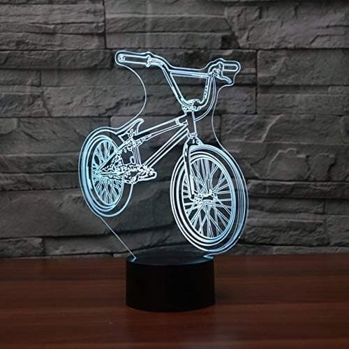 Natlampe 3D Led Sengelampe BMX Natlampe Cykelform USB