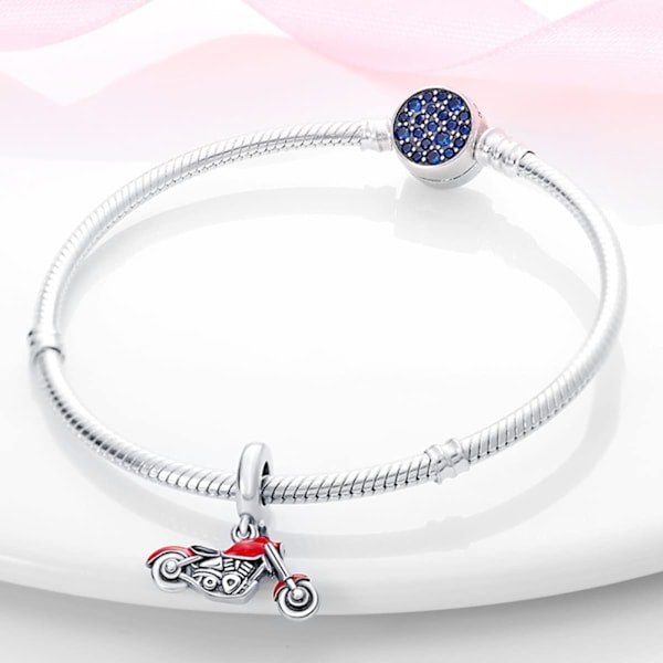 AVEKI 925 Sterling Silver Berlock för Pandora Armband Evil E