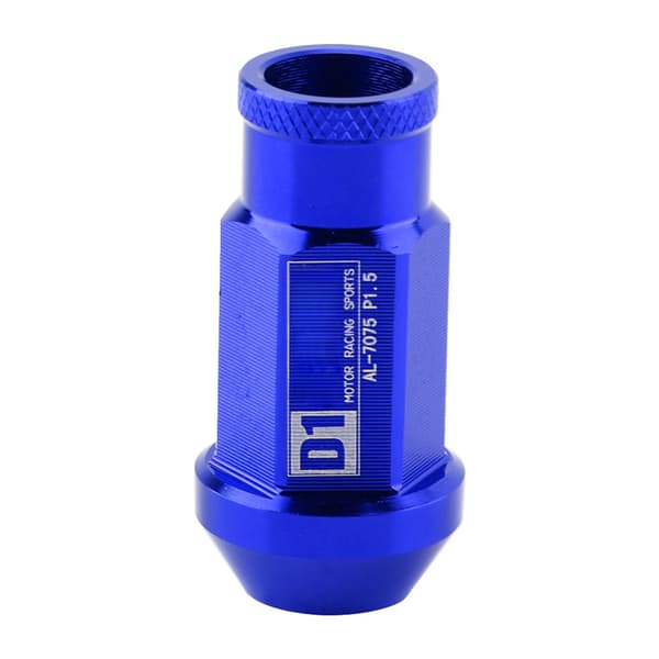 Bilskruv Racing Hjul Aluminium Mutter M12X1.5 (Blå)