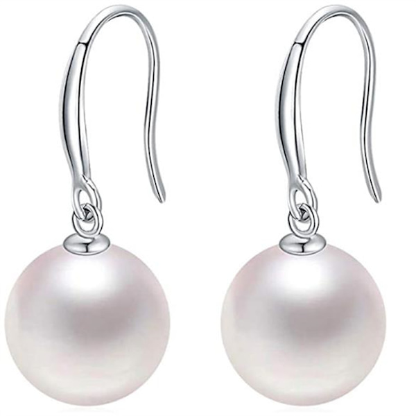 Perle Øreringe Dangle Stud Perle Øreringe