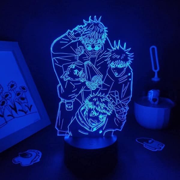 Jujutsu Kaisen Gojo 3D Illusion Natlampe Smart Touch