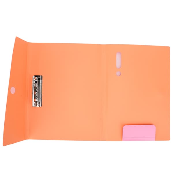 Farget dokumentmappe Sterk kraft Sterk A3/A4 testpapir klips Dokumenter mapper (Rosa)