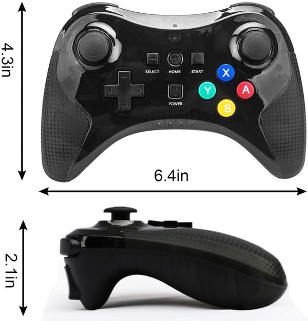Wii U Pro-kontroller, trådløs Wii U-spillkontroller Wiiu-kontroll W