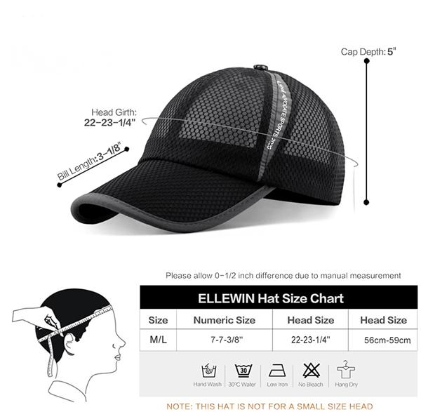 Unisex pustende full mesh baseballcaps Hurtigtørkende løping h A