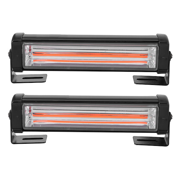 1V2 Frontgitter Strobe Lygtepane Høj lysstyrke Bil Advarselsblink 18Wx2  12V-24V