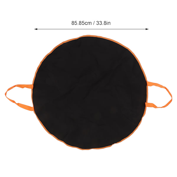 Våddragt Omskifter Underlag Vandtæt Foldbar Bærbar Surf Omskifter Underlag Opbevaringspose til Svømning Orange Side