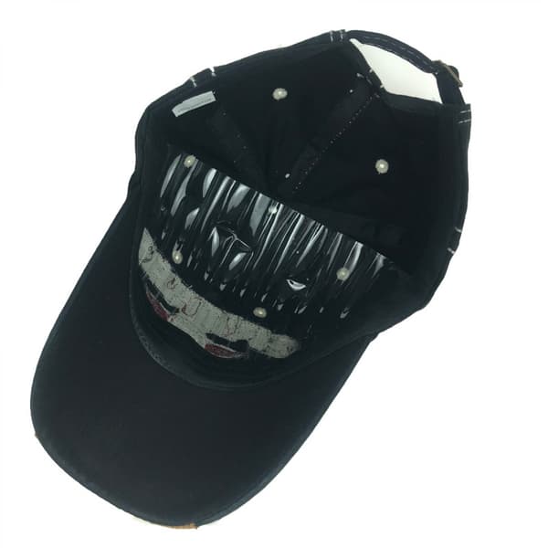 Retro Vasket Farget Bomull Justerbar Baseballcaps A