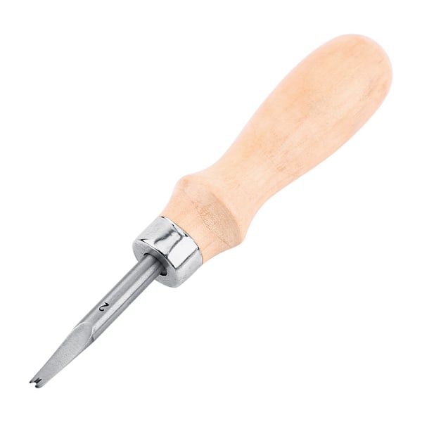 Läderstygnningsskärare Läderhantverk Skiving Edge Beveler Tool (1,0 mm)