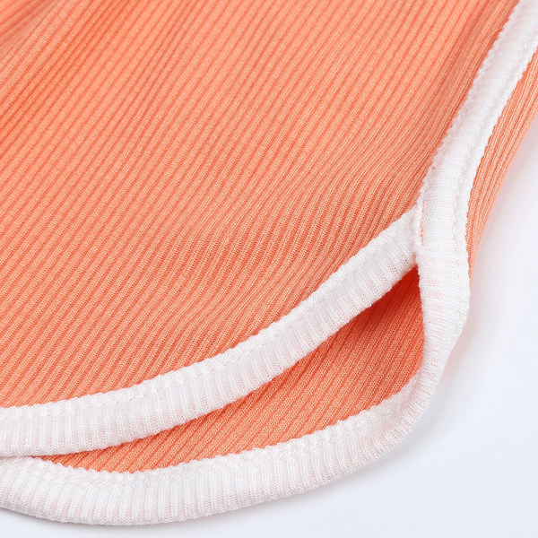 Toddler Solid Cotton Daily Short Summer Pyjamas,S(Orange)