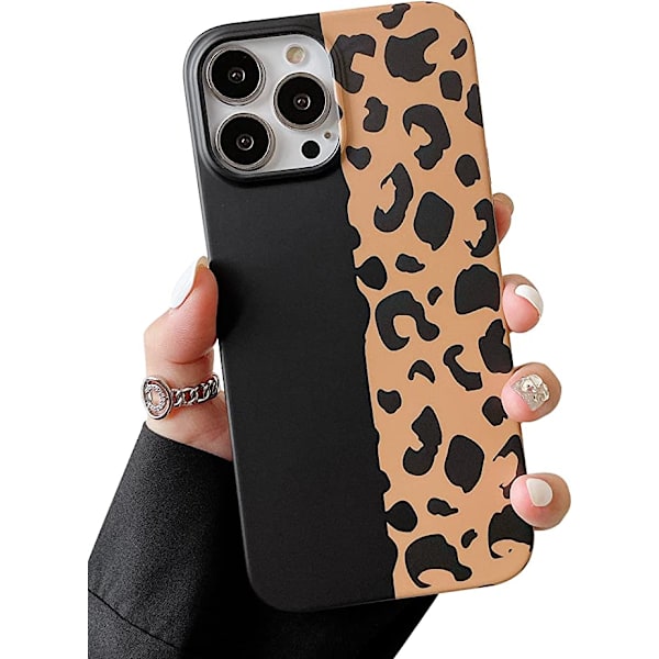 Kompatibel med iPhone 12promax Skal Söt, Leopard Skydd