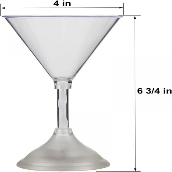 LED Lysende Blinkende Vinglass, Cocktail Vin Glødende Begre (5 stk)
