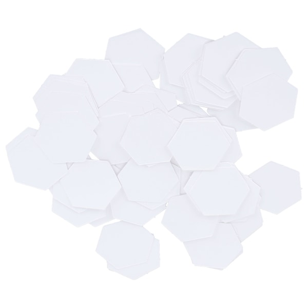 100 st PatchWork-mall Hex-pappersmodellbräda Quilting Syhantverk DIY Sömnadsverktyg (22 mm Hex)