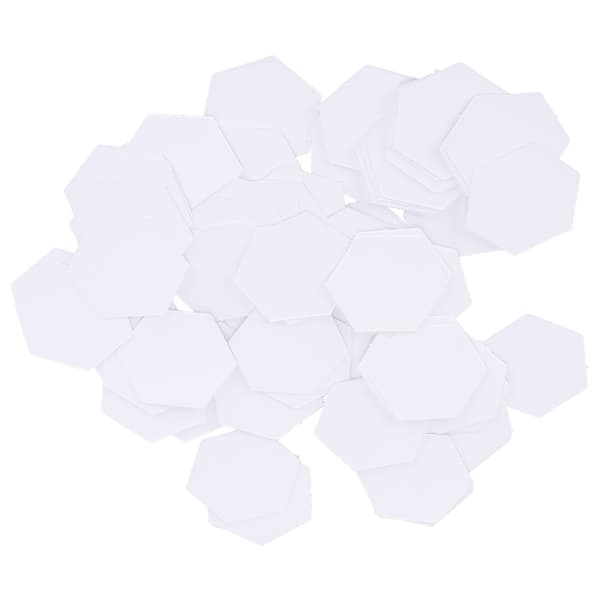 100 stk. PatchWork skabelon Hex Papir Modelbræt Quilting Syning Håndværk DIY Syning Værktøj(22mm Hex )