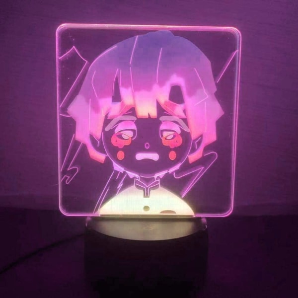 Födelsedagsdekor, DS Figure Merch-lampa, 3D Illusion Lamp Anime
