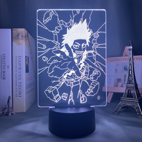 3D led lampa Night Light för barn Eijiro Kirishima Led Night