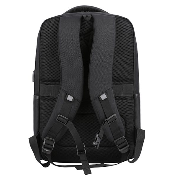 Laptop Ryggsäck Mode Fritid Stor Kapacitet Svart Laptop Dator Ryggsäck för Utomhus Resa Skola Väska