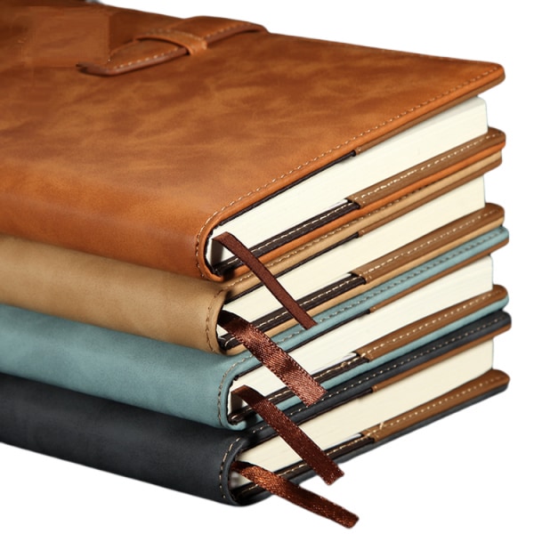 Enkel Journal Notebook Hardcover Notepad Med Spänne Stängning