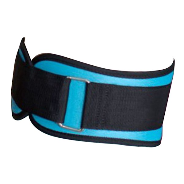 Justerbart midjestöd bälte för viktlyftning, styrketräningsbälte för fitness Blue S
