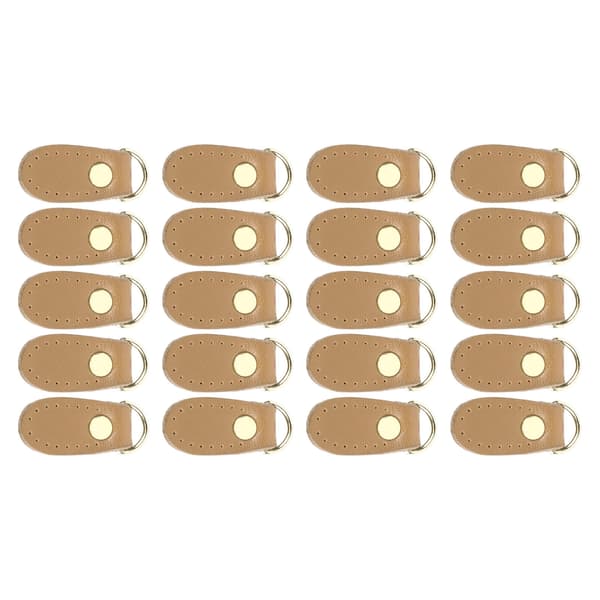 Læder D-ringe Multifunktion DIY Håndtaske Sideklips Spænde med Guld Tilbehør til Taskefremstilling Tilbehør Beige Guld Tilbehør