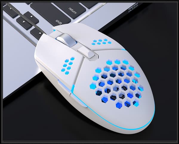 G25 Kølende Mus Kablet Gaming Mus med Ventilator Egnet til