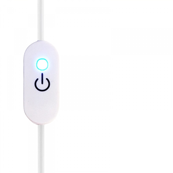 Modern sängbordslampa, LED steglöst dimbar spirallampa