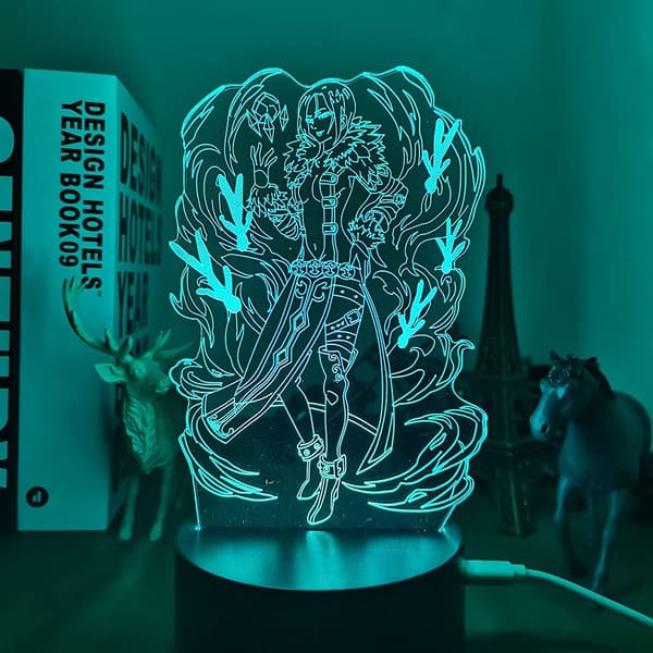 Anime The Seven Deadly Sins Merlin LED-nattlampa för sovrum