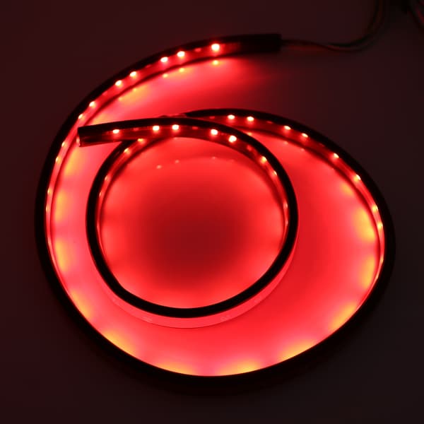 Flexibel LED-bakljuslist för pickup-lastbilar, broms- och backsignal, dubbelfärgad