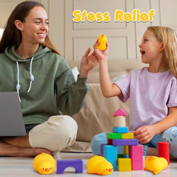 And Squishy Stressbolde til Børn og Voksne, Klemme Sensorisk Fidget Legetøj, Dyredej Stressbolde til Angstdæmpning, Afslappende Legetøj