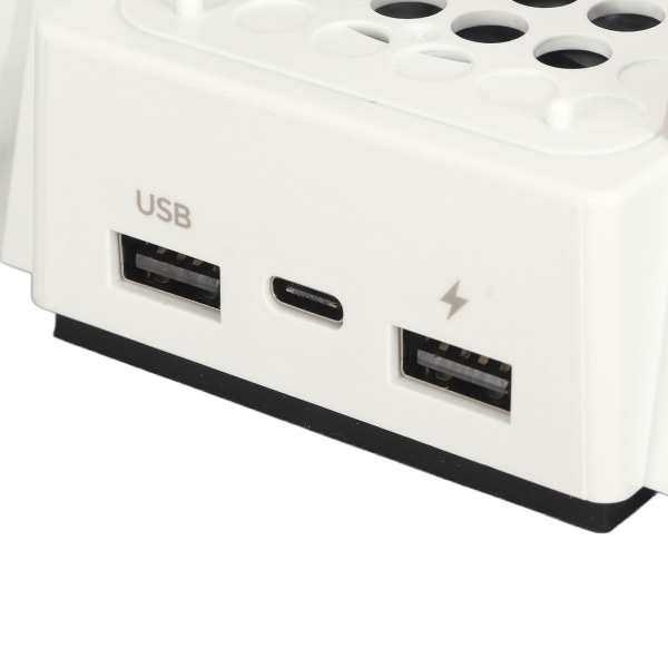 Pelikonsolin jäähdytysteline 4-tasoinen säädettävä nopeus Jäähdytystuuletin kaksoislatausasemalla Xbox Series S -lisävarusteille