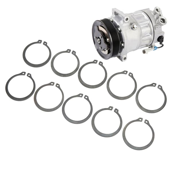50 stk AC-kompressor Clutch Shaft Snap Ring 1,5 mm tykkelse Jern Robust for 507 AC-kompressor