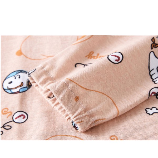 Flickor och pojkar långärmad 2-delad pyjamas, L
