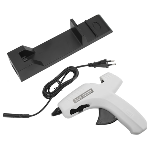 Varme limpistoler med stativ Dryppsikre oppladbare ergonomiske varme smeltepistoler for DIY håndverk Hjemmereparasjon 220‑240V