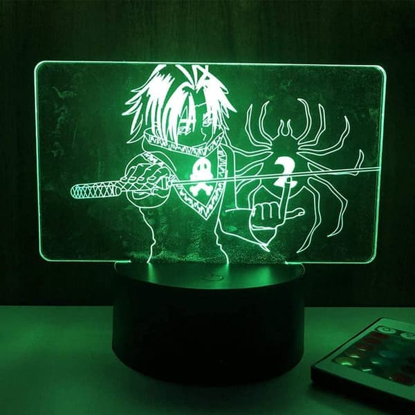3D Illusionslampe Anime Hunter X Hunter Feitan Lampe Natlampe