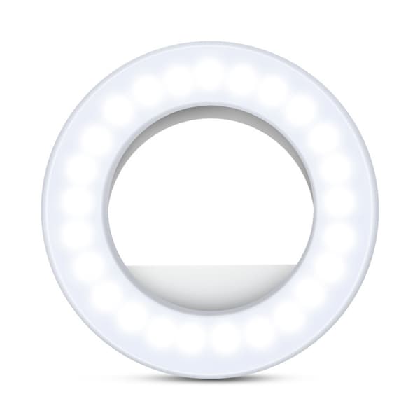 Selfie Lys Ring Lys Led Sirkel Mini Lys, Oppladbar
