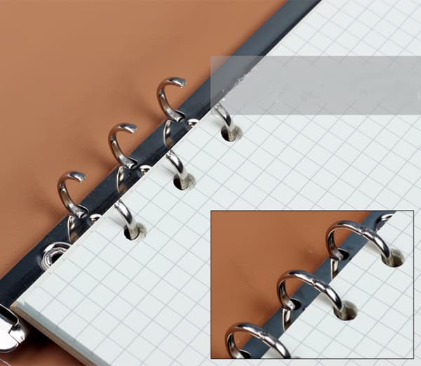 A6 Genopfyldelig Rejse Notesbog Binder Journal i Kunstlæder