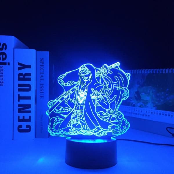 HPQNL-3d LED Lampe Anime Black Clover Asta for Soveromsdekor