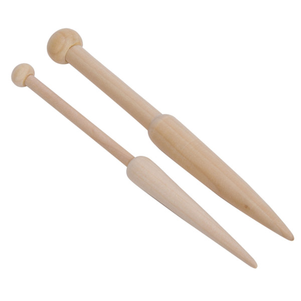 DIY vävverktyg ull kort stav vävd tröja halsduk gobeläng träpinne nål