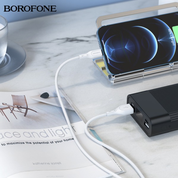 Borofone BX66 silikon PD laddningsdatakabel för Apple snabb