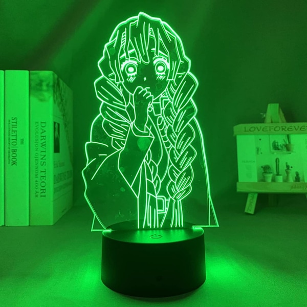 Demon Slayer Kamado Nezuko 3D Illusion Nattlampa