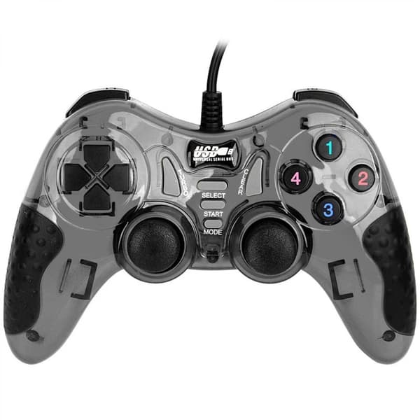 Ny Spil Fjernbetjening Joystick Gamepad PC Kablet Controller, Andro Black