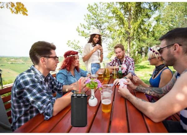 Bluetooth-högtalare - Högt 360° HD-surroundljud, 3W stereo